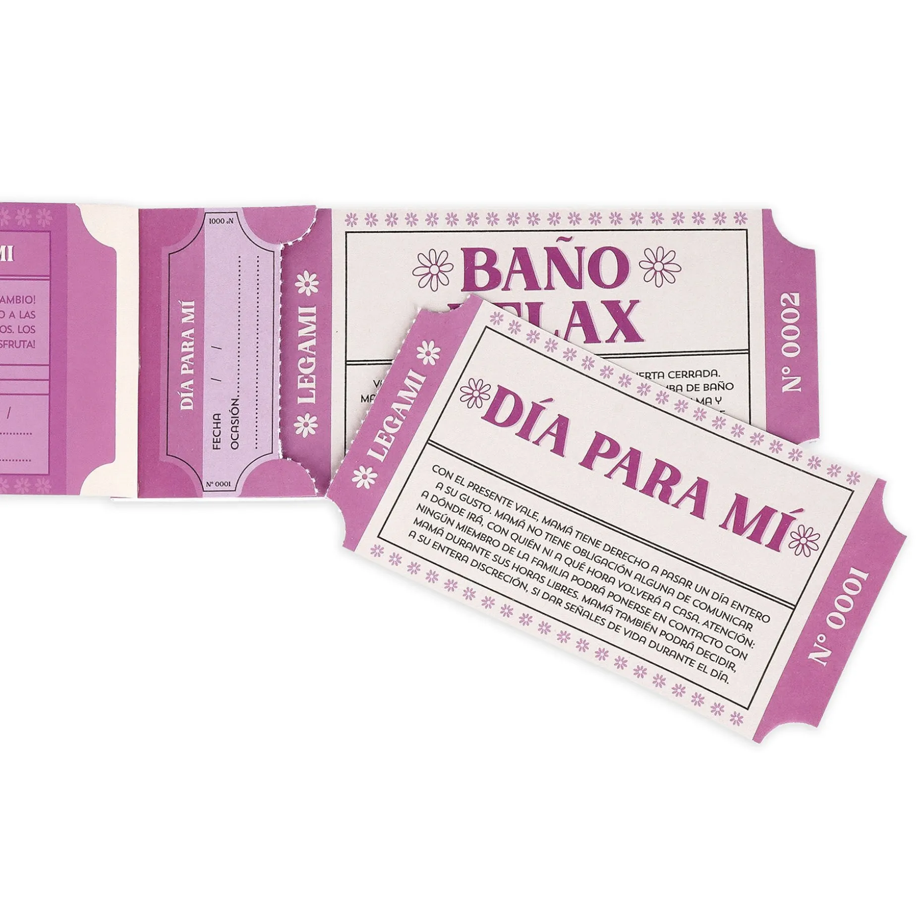 Carnet de 24 Bons pour Maman - Espagnol