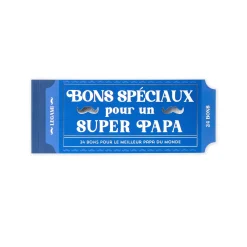 Carnet de 24 Bons pour Papa - Français