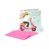 Carte d'Anniversaire - Bike Girl