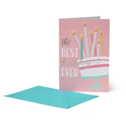 Carte d'Anniversaire - Cake