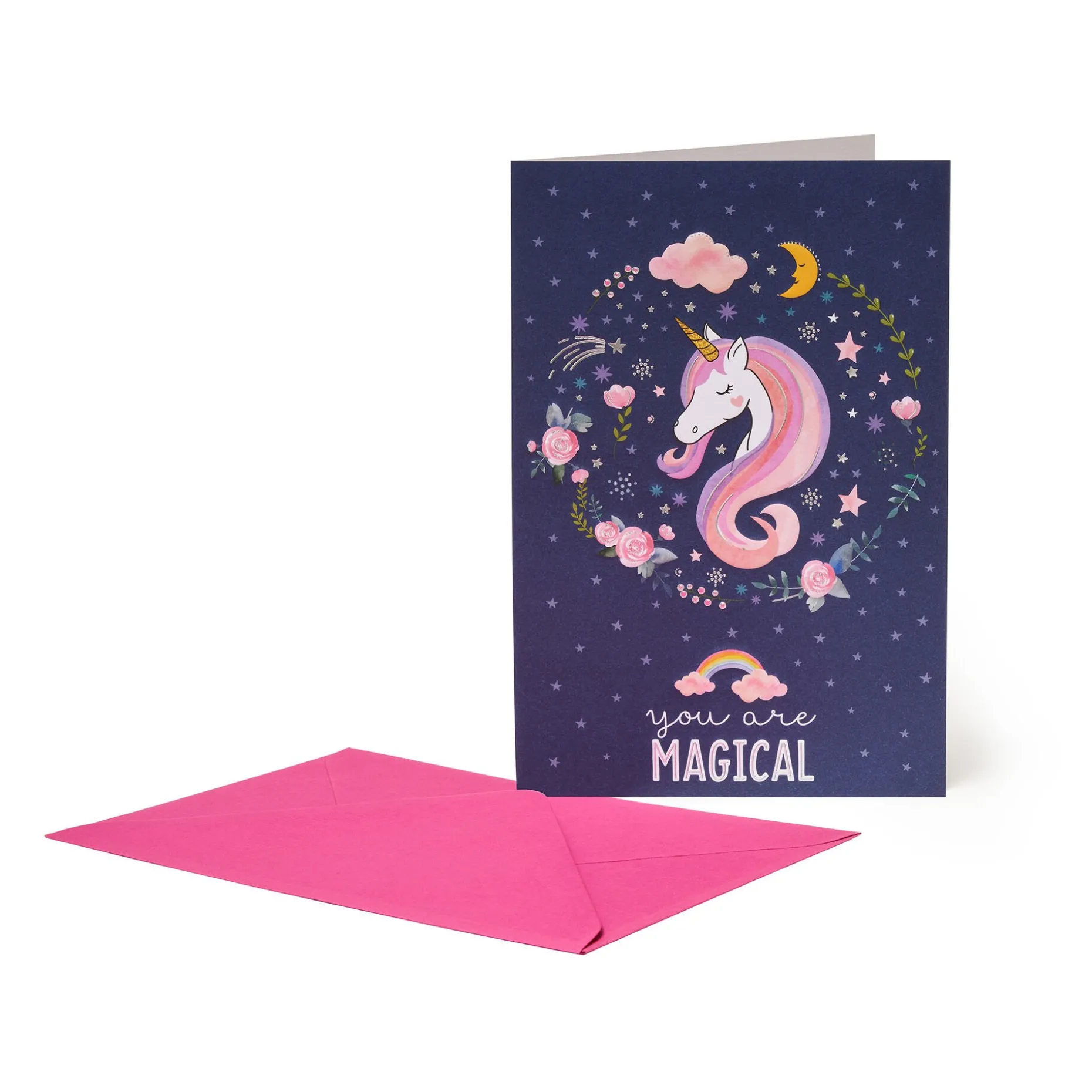 Carte d'Anniversaire - Unicorn