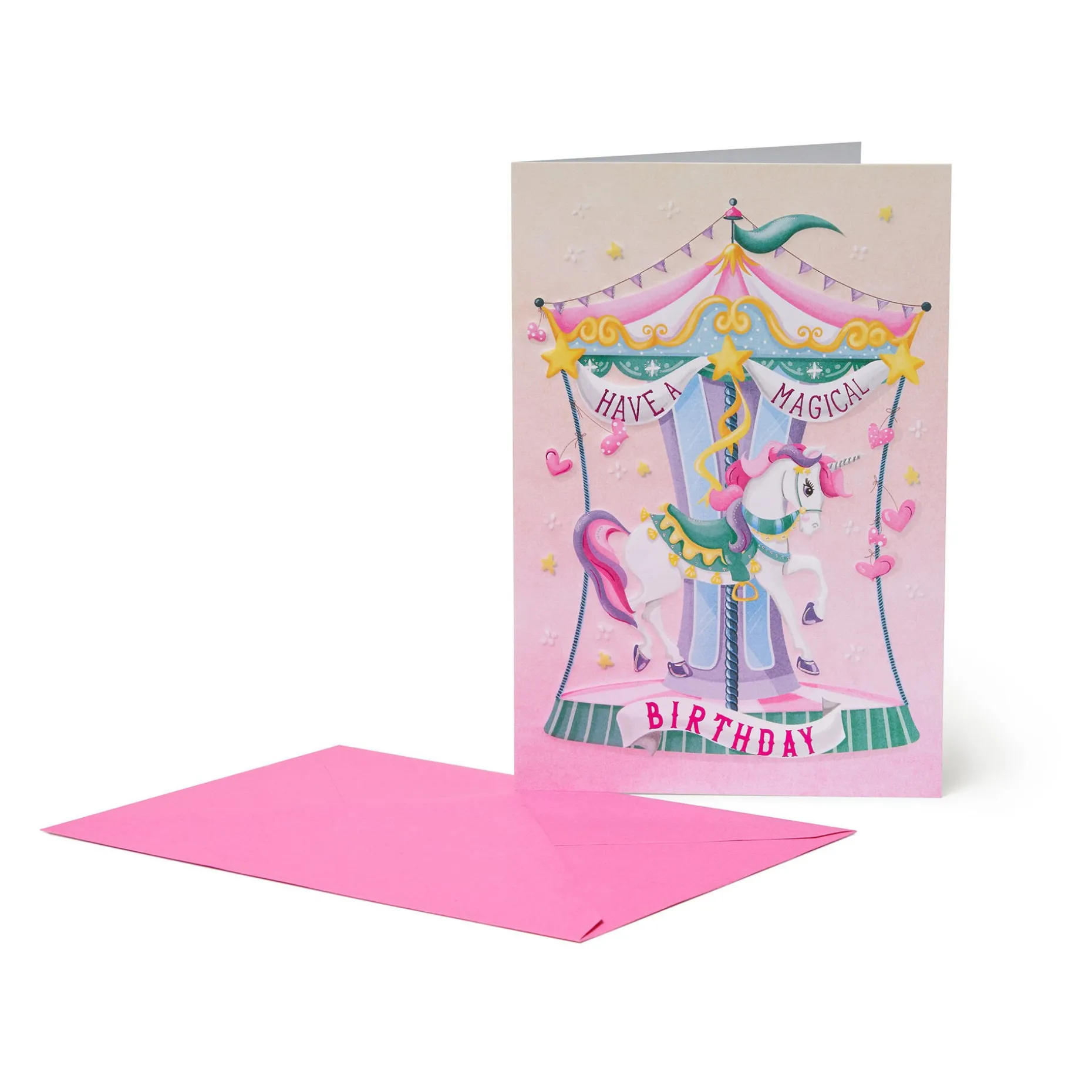 Carte d'Anniversaire - Unicorn