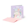 Carte d'Anniversaire - Unicorn Cake