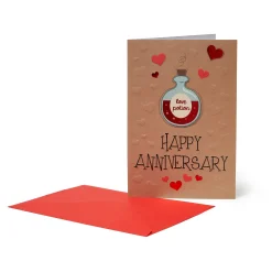 Carte de Félicitations - Happy Anniversary