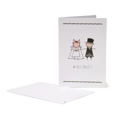 Carte de Félicitations - Jeunes Mariés
