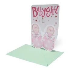 Carte de Félicitations - Naissance Fille