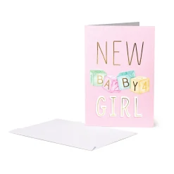 Carte de Félicitations - Naissance Fille
