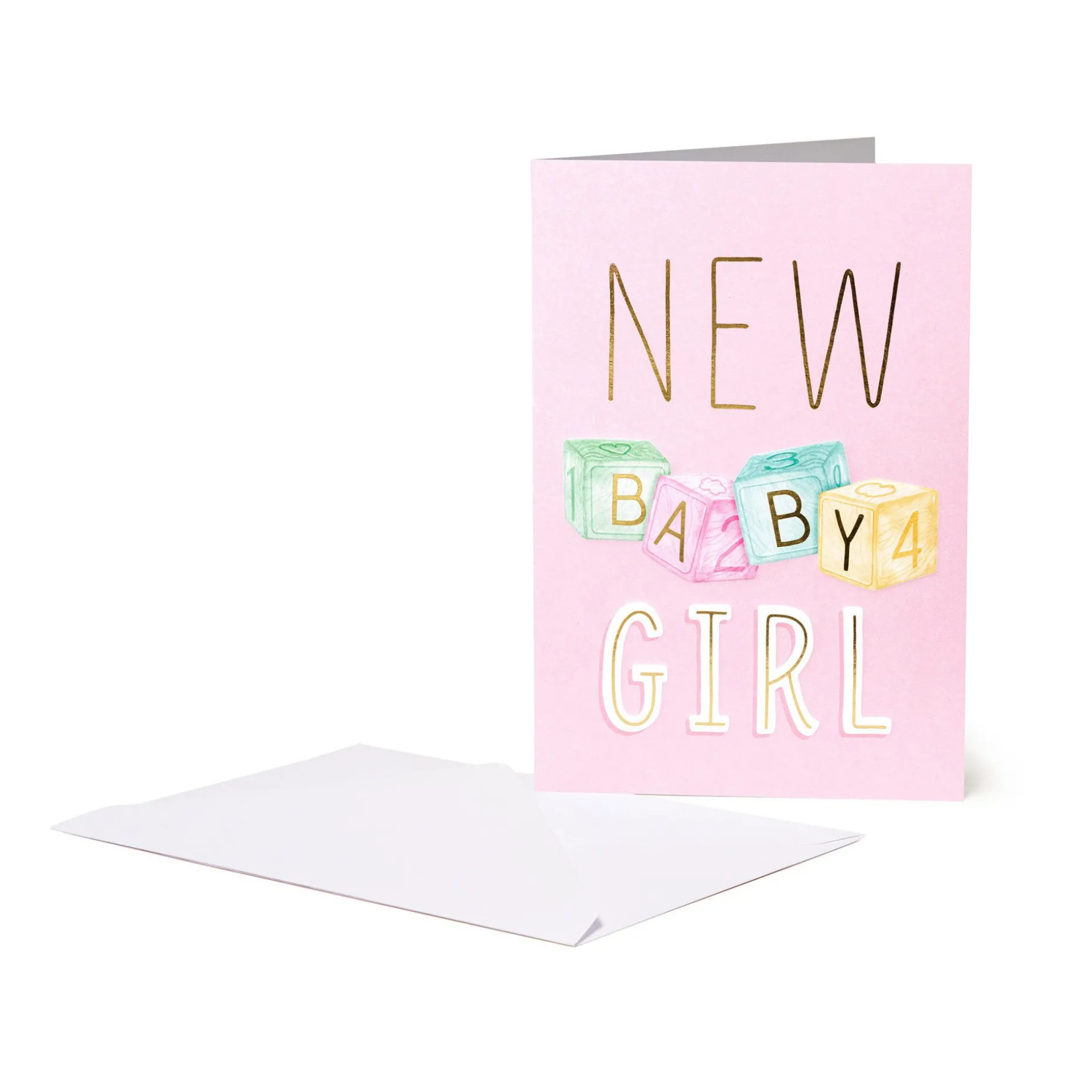 Carte de Félicitations - Naissance Fille