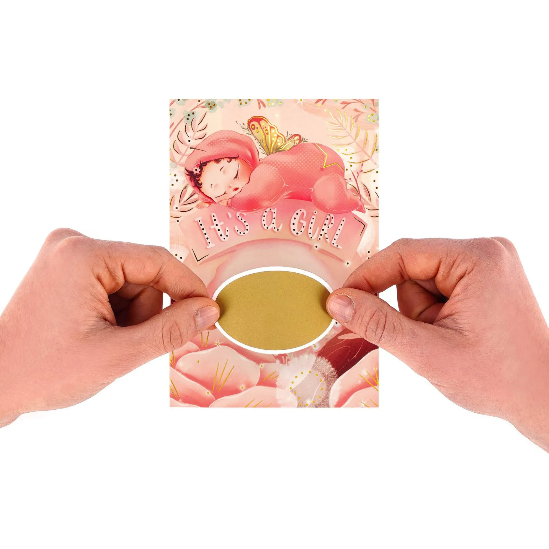 Carte de Vœux à Gratter - Baby Born