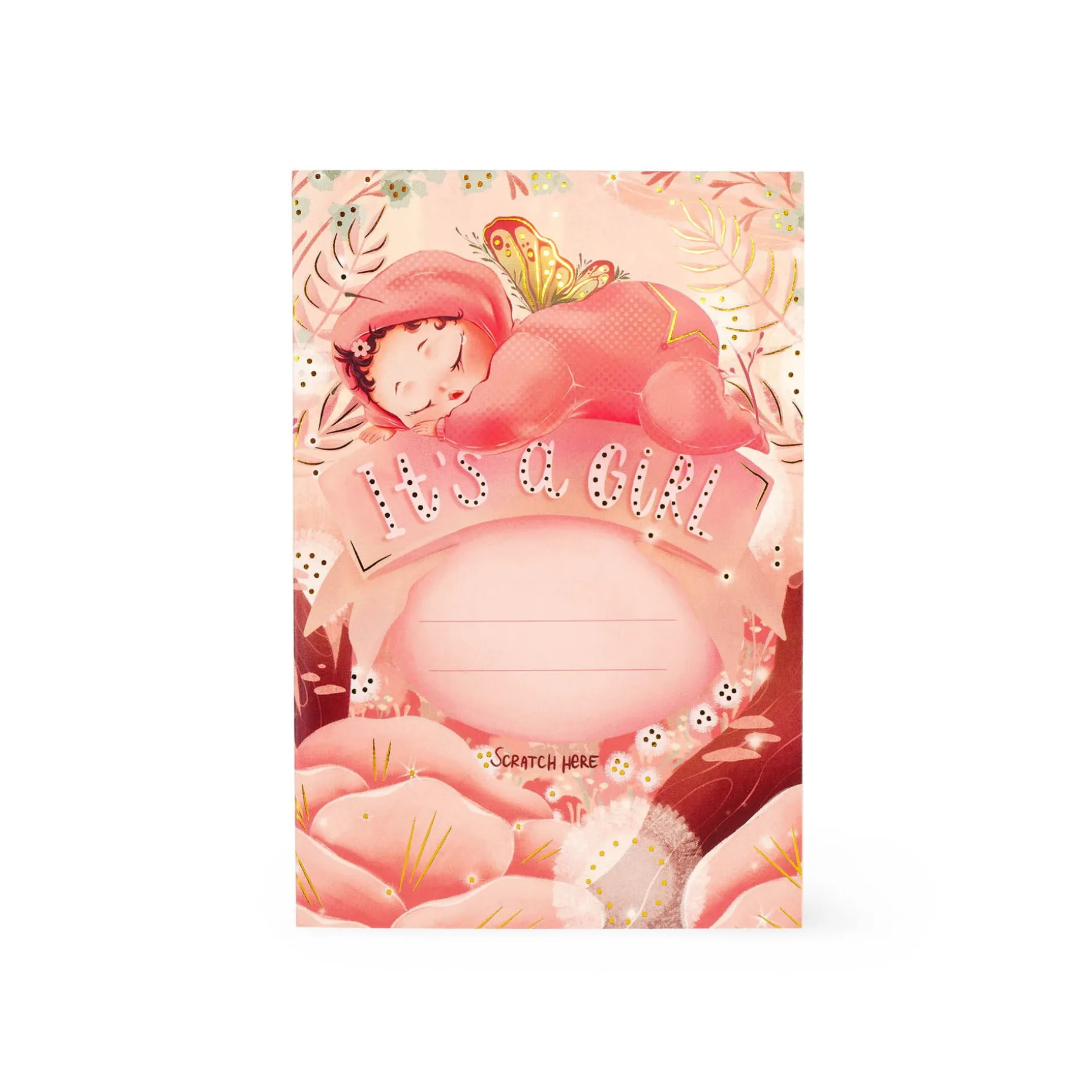 Carte de Vœux à Gratter - Baby Born