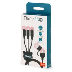 Câble 3 en 1 de Charge et de Synchronisation - Three Hugs