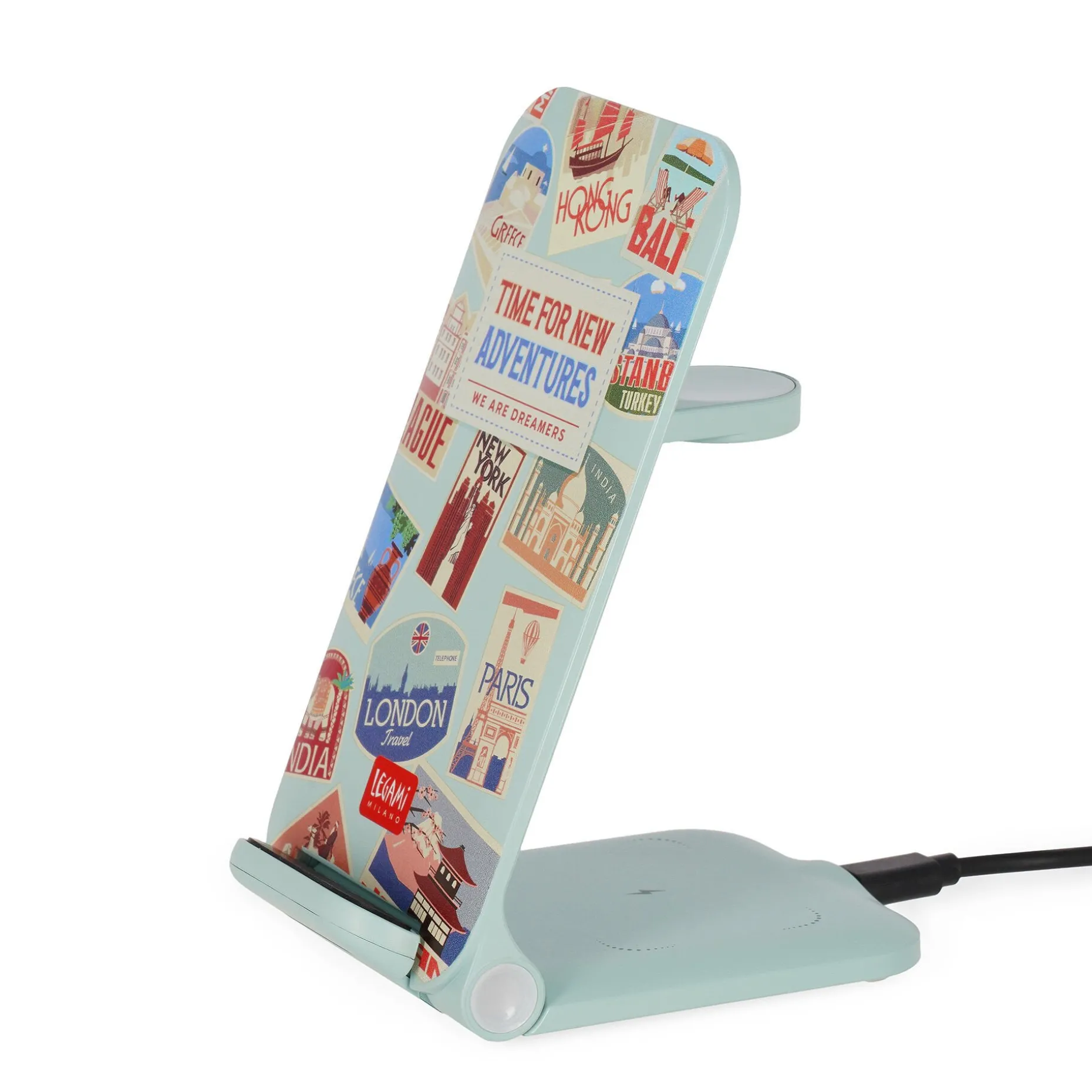 Chargeur Sans Fil 3 en 1 avec Support - Charging Station
