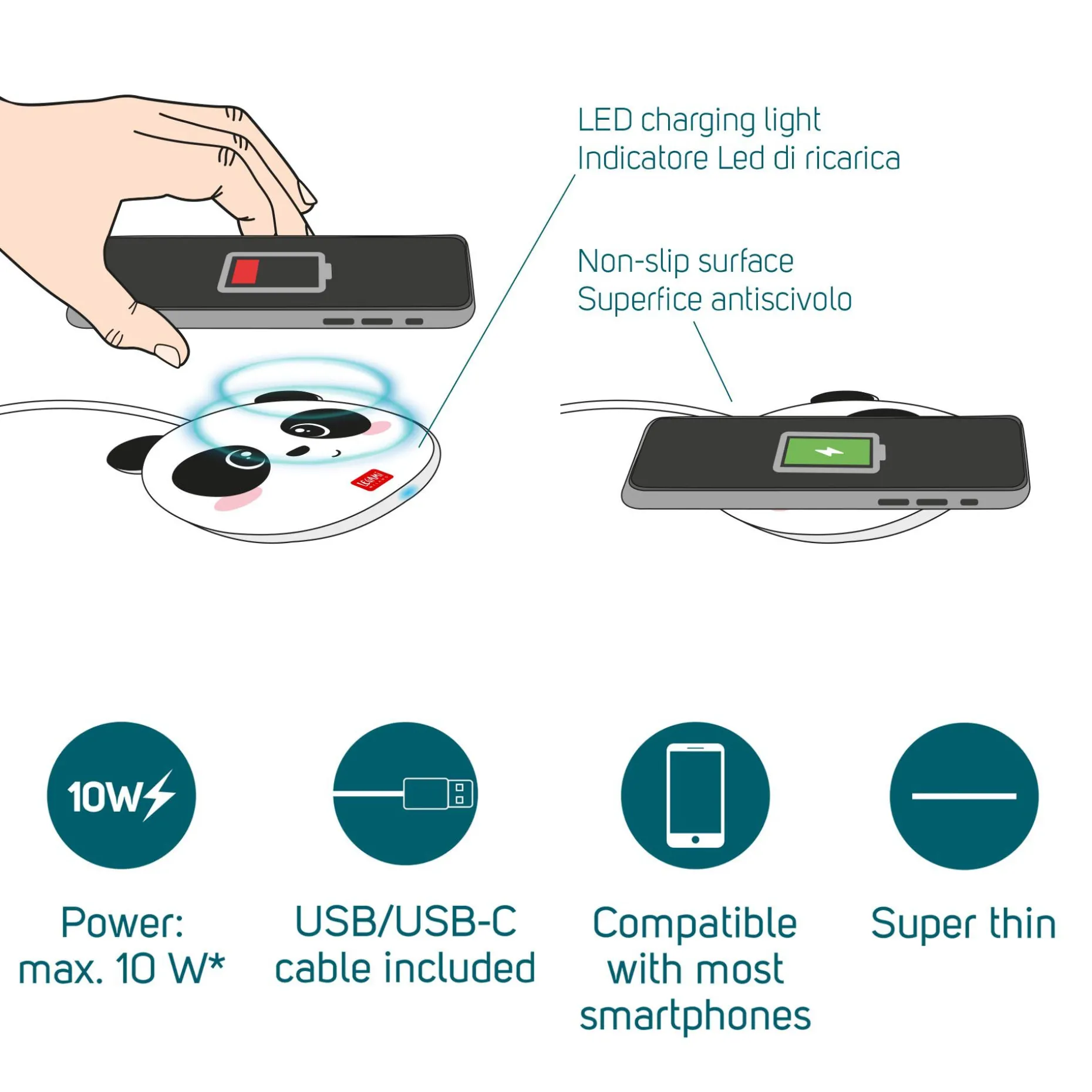 Chargeur Sans Fil Pour Smartphone - Super Fast