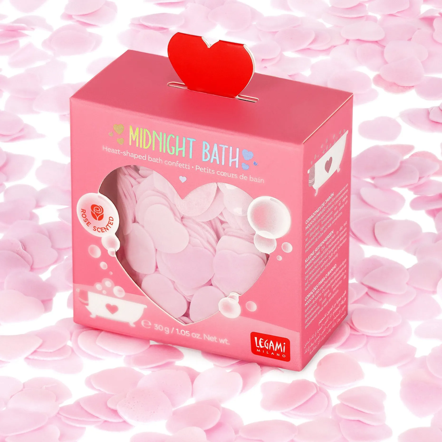 Confettis de Savon en Forme de Coeur