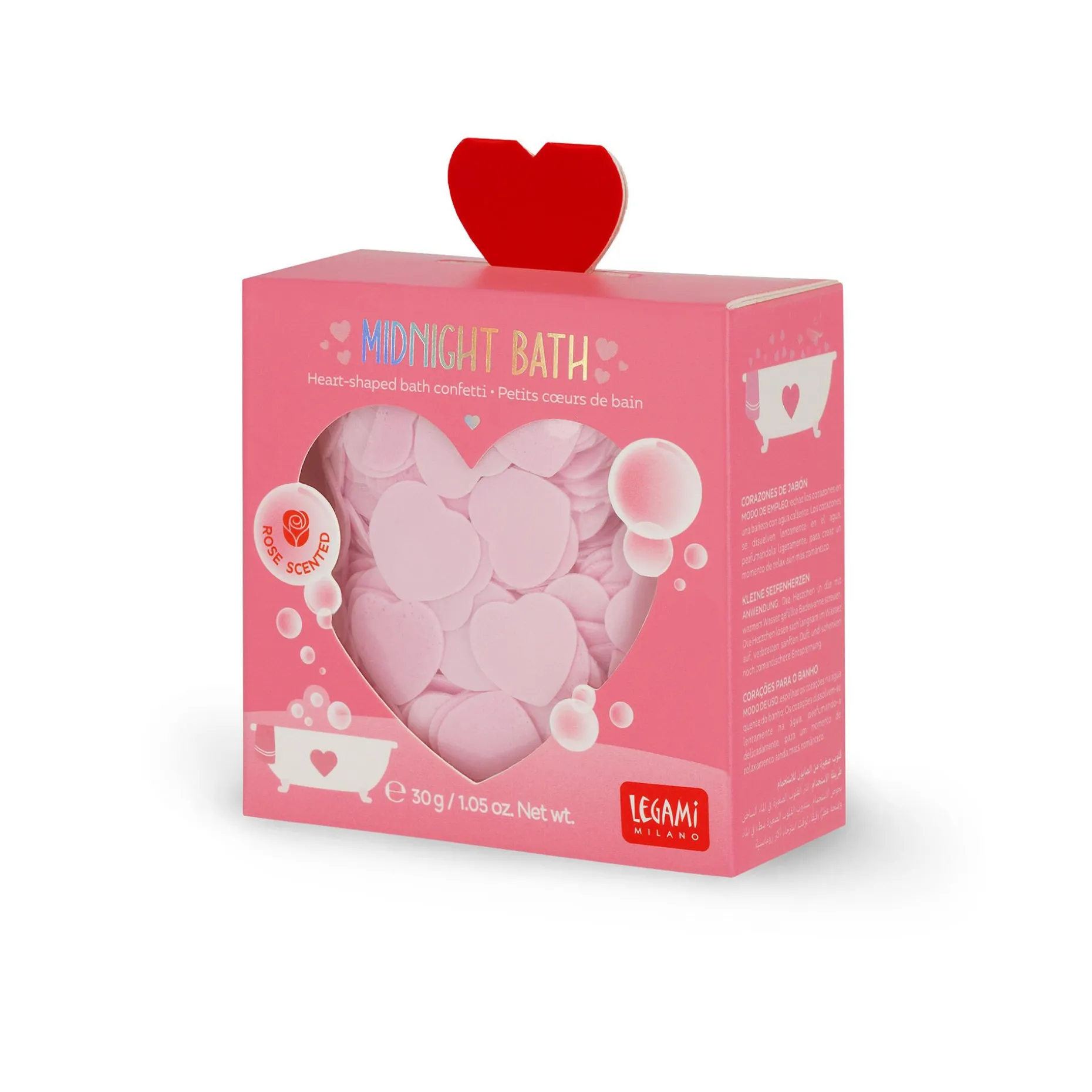 Confettis de Savon en Forme de Coeur