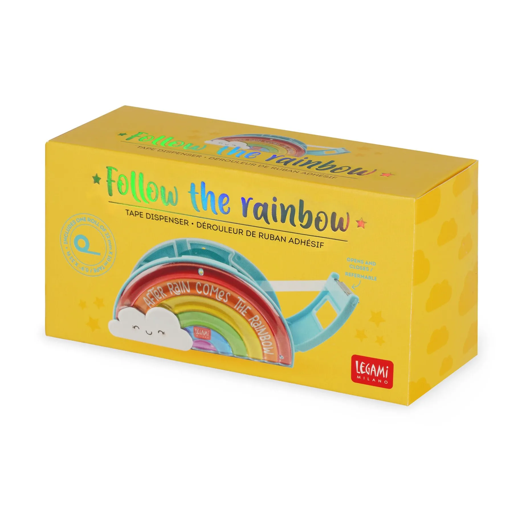 Dérouleur de Ruban Adhésif - Follow The Rainbow