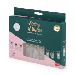 Guirlande Lumineuse avec des Bocaux en Verre
