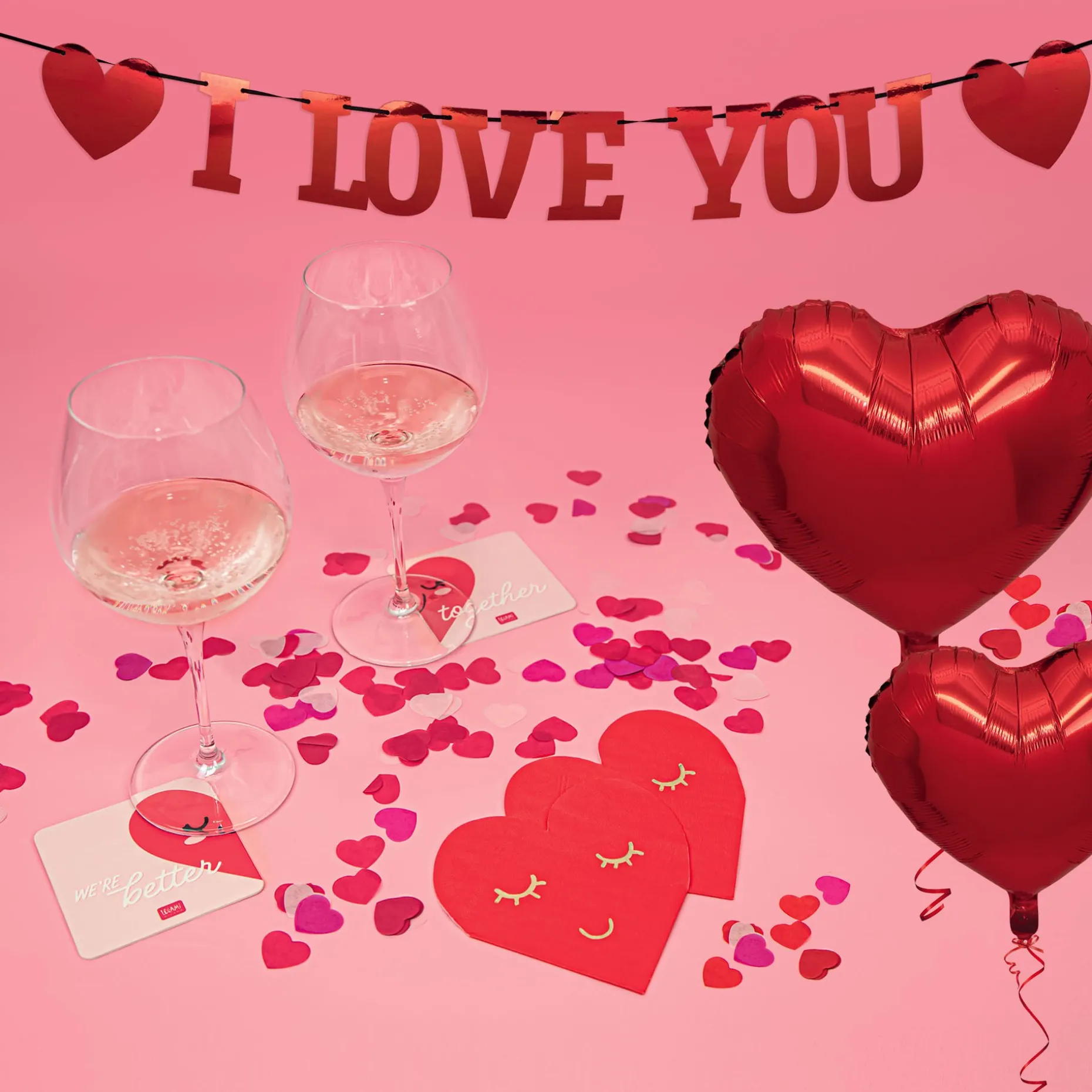 Kit Décoration Soirée Romantique - Love Is in The Air