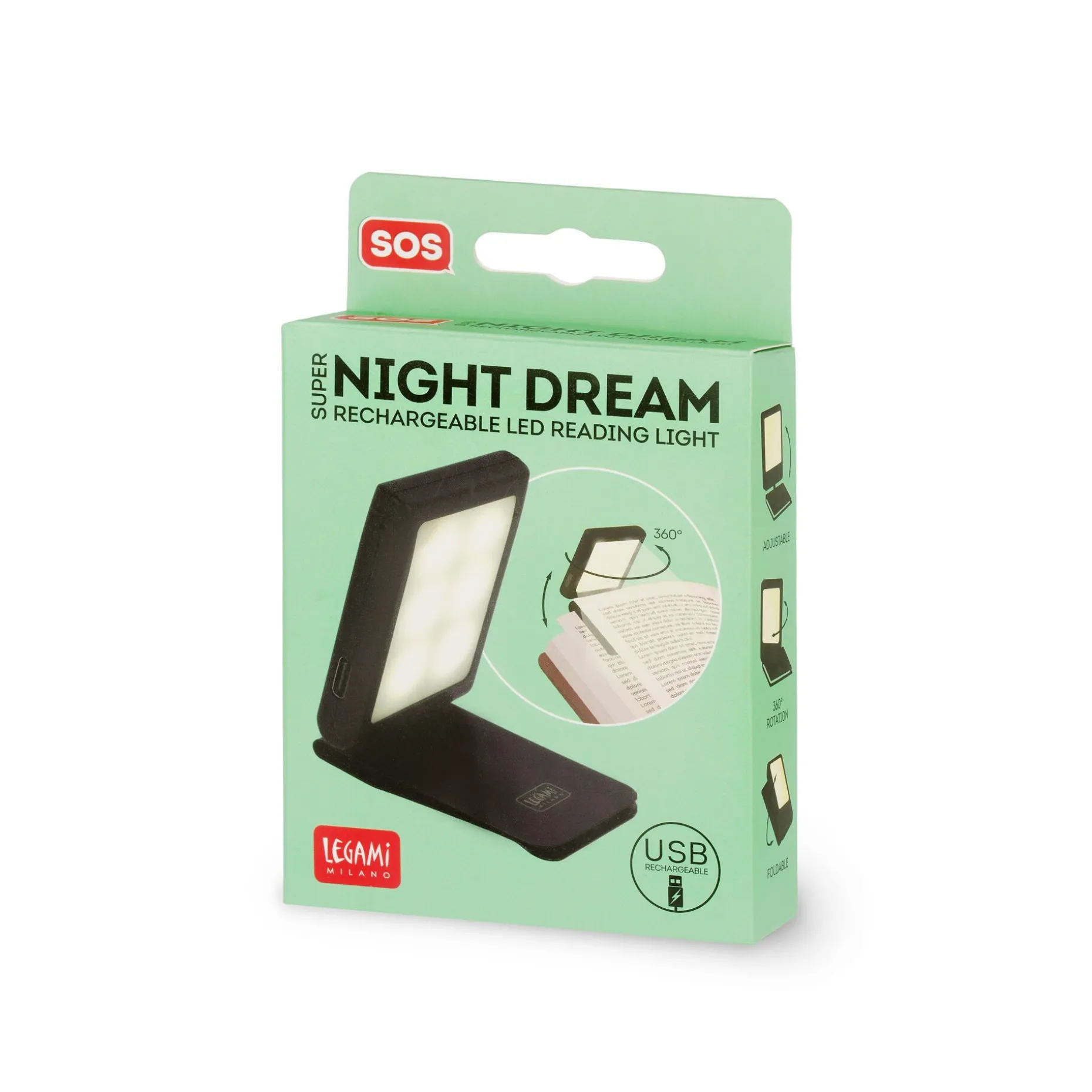 Lampe de Lecture LED Rechargeable - Super Night Dream