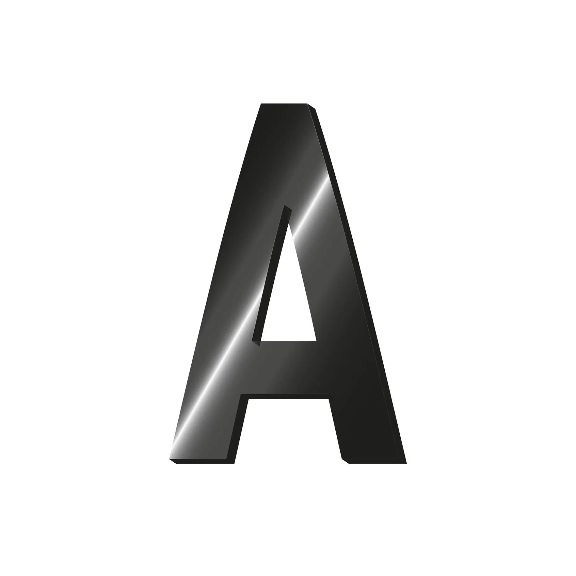 Lettre Adhésive en Métal - My Initial