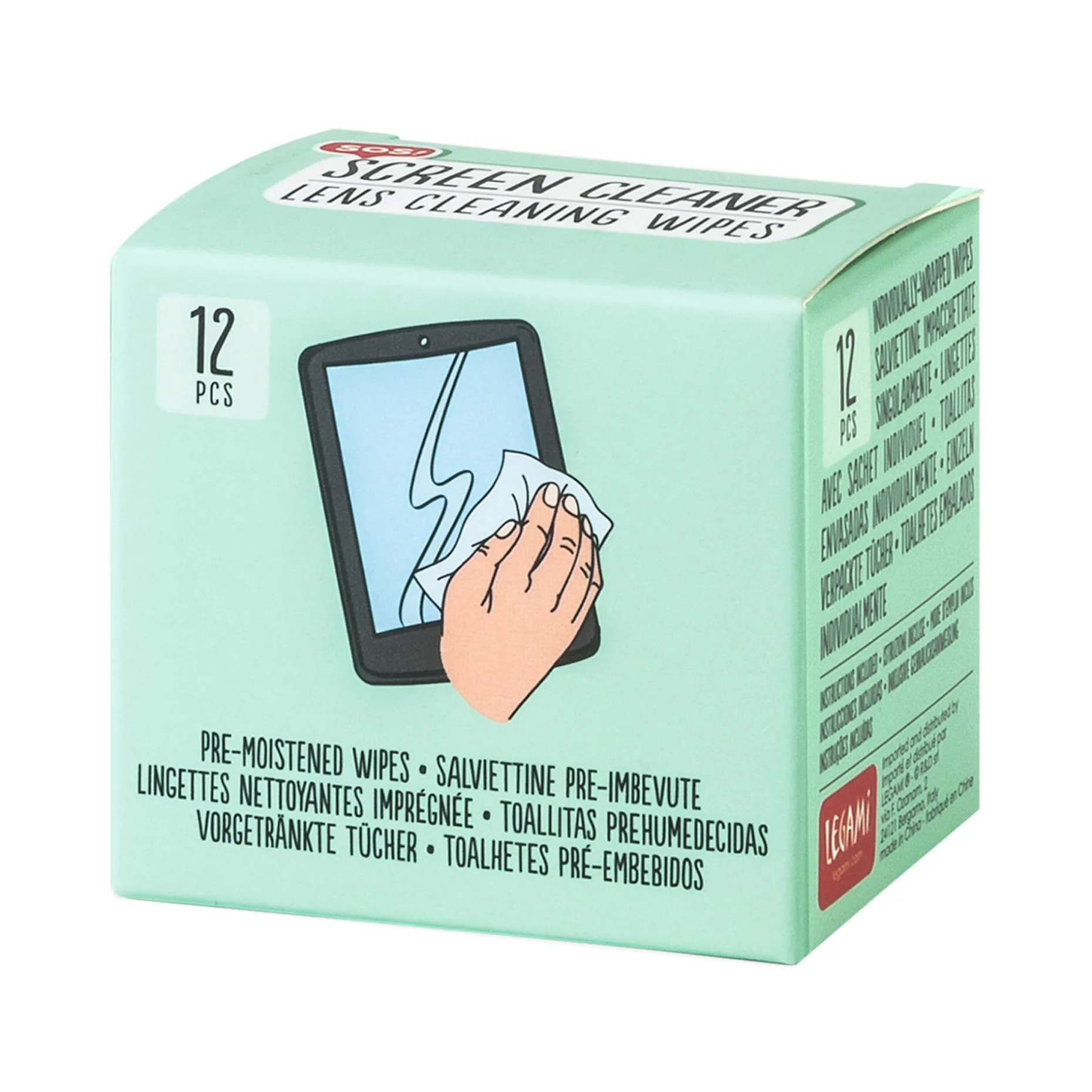 Lingettes Nettoyantes Pré-Humidifiées - SOS Screen Cleaner