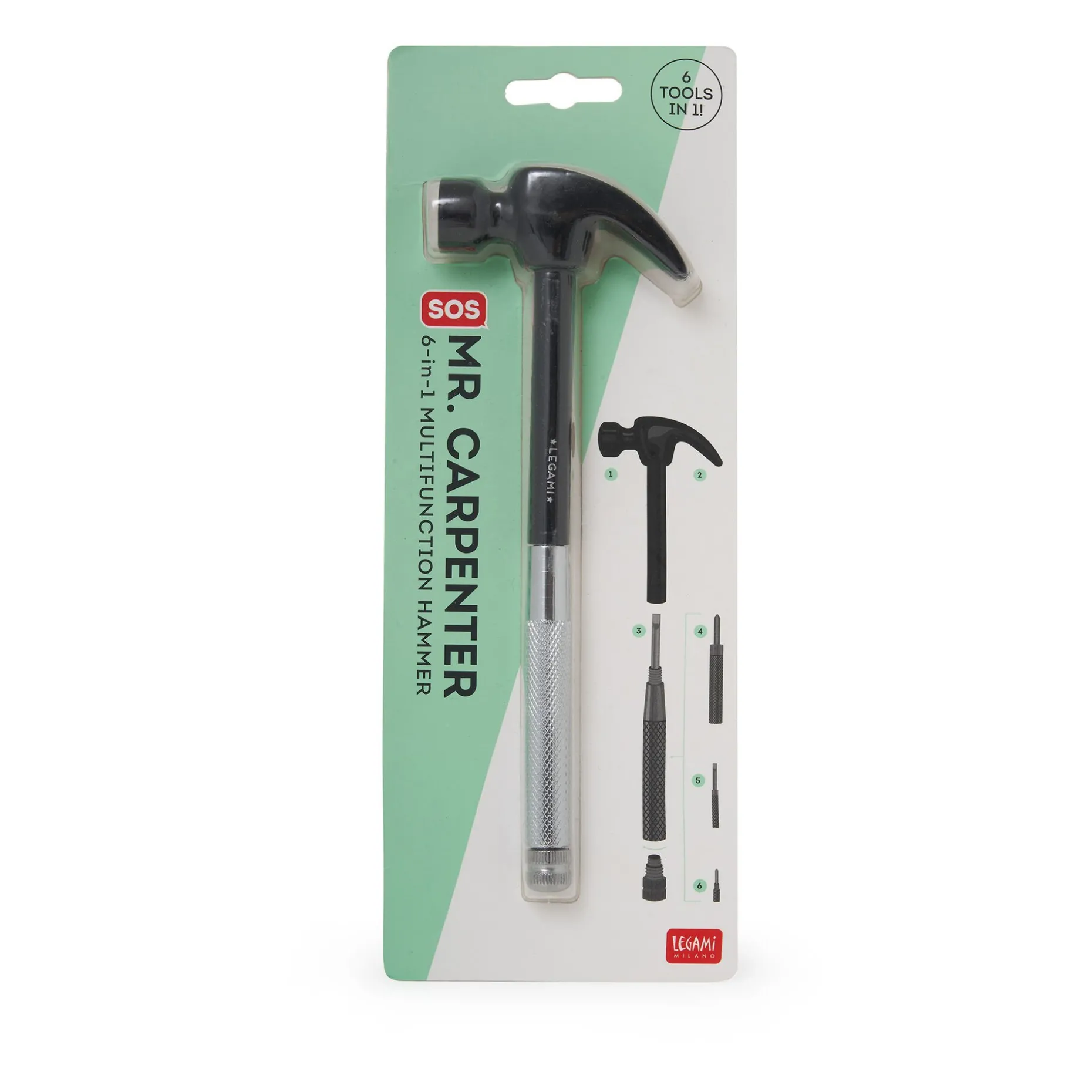 Marteau Multifonction 6-en-1 - SOS Mr. Carpenter