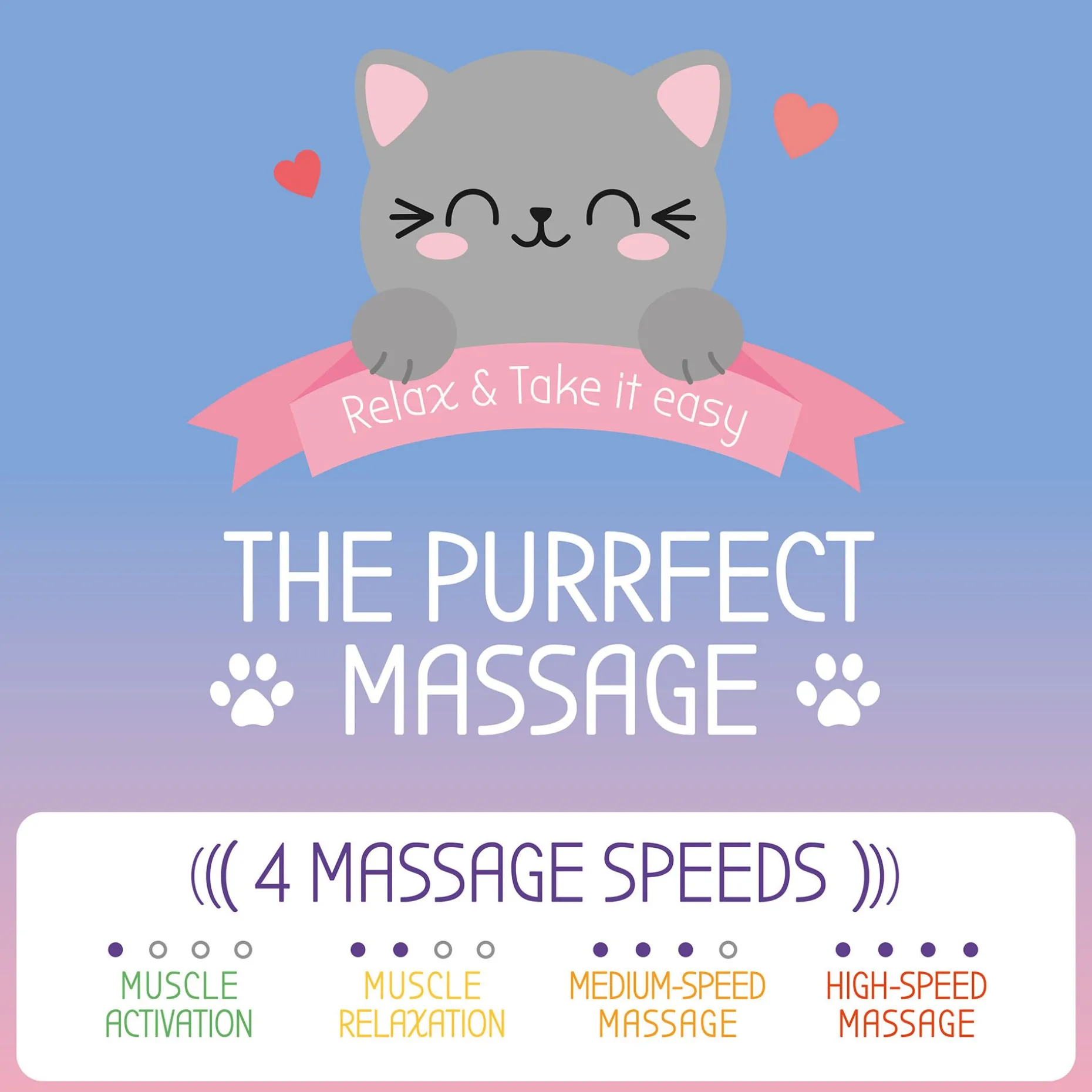 Mini masseur électrique - The Purrfect Massage