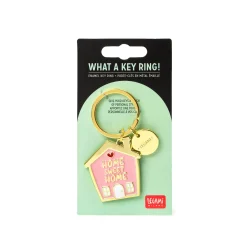 Porte-Clés en Métal Émaillé - What a Key Ring !