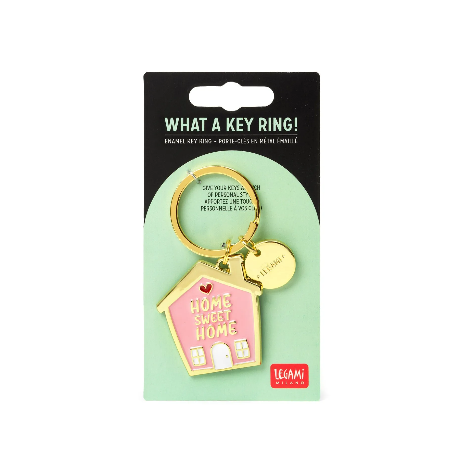 Porte-Clés en Métal Émaillé - What a Key Ring !