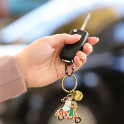 Porte-Clés en Métal Émaillé - What a Key Ring !