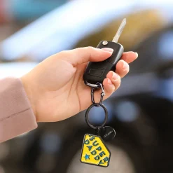 Porte-Clés en Métal Émaillé - What a Key Ring !