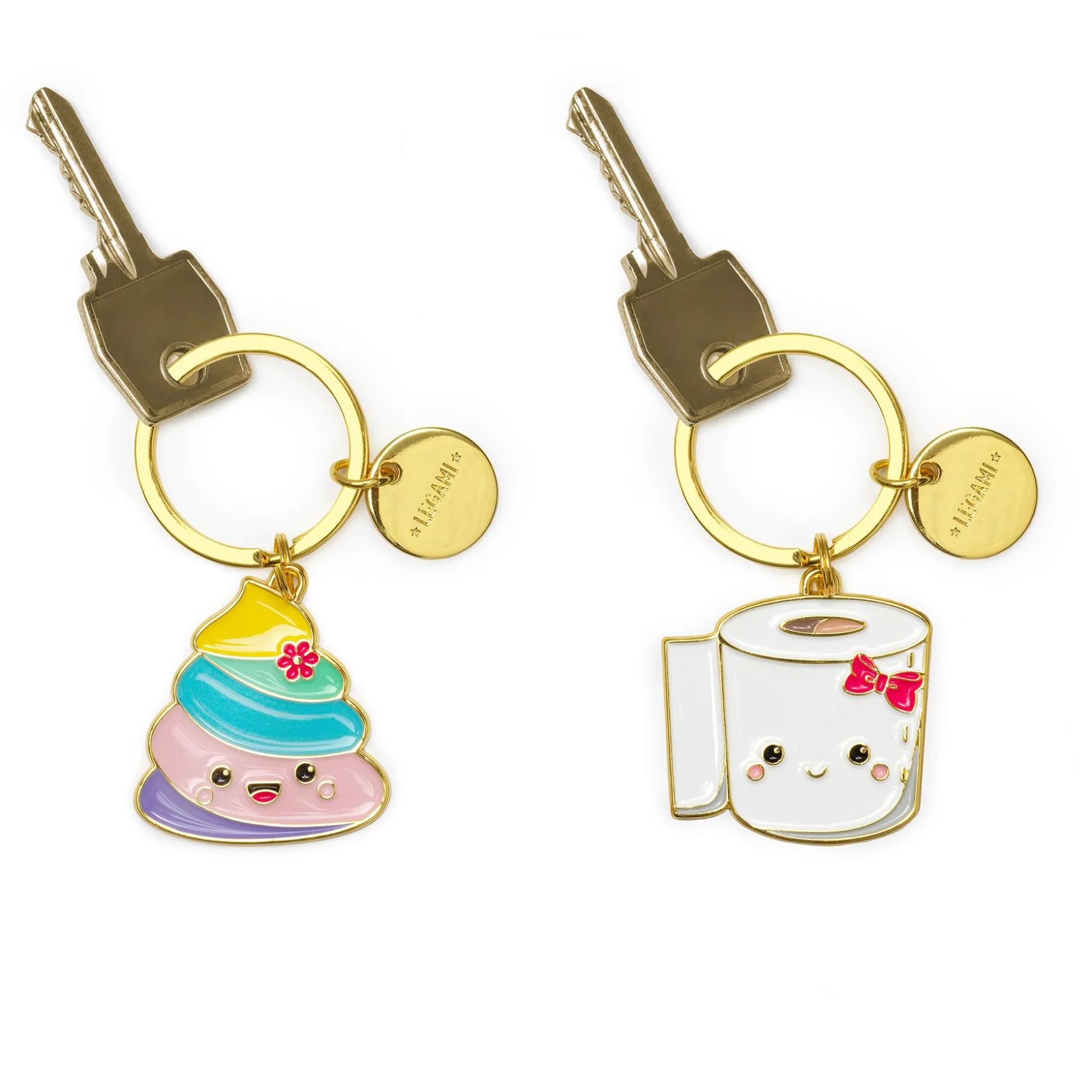 Porte-Clés en Métal Émaillé - What a Key Ring !