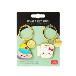 Porte-Clés en Métal Émaillé - What a Key Ring !
