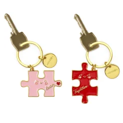 Porte-clés en Métal émaillé - What a Key Ring!