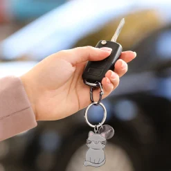 Porte-Clés en Métal Émaillé - What a Key Ring !