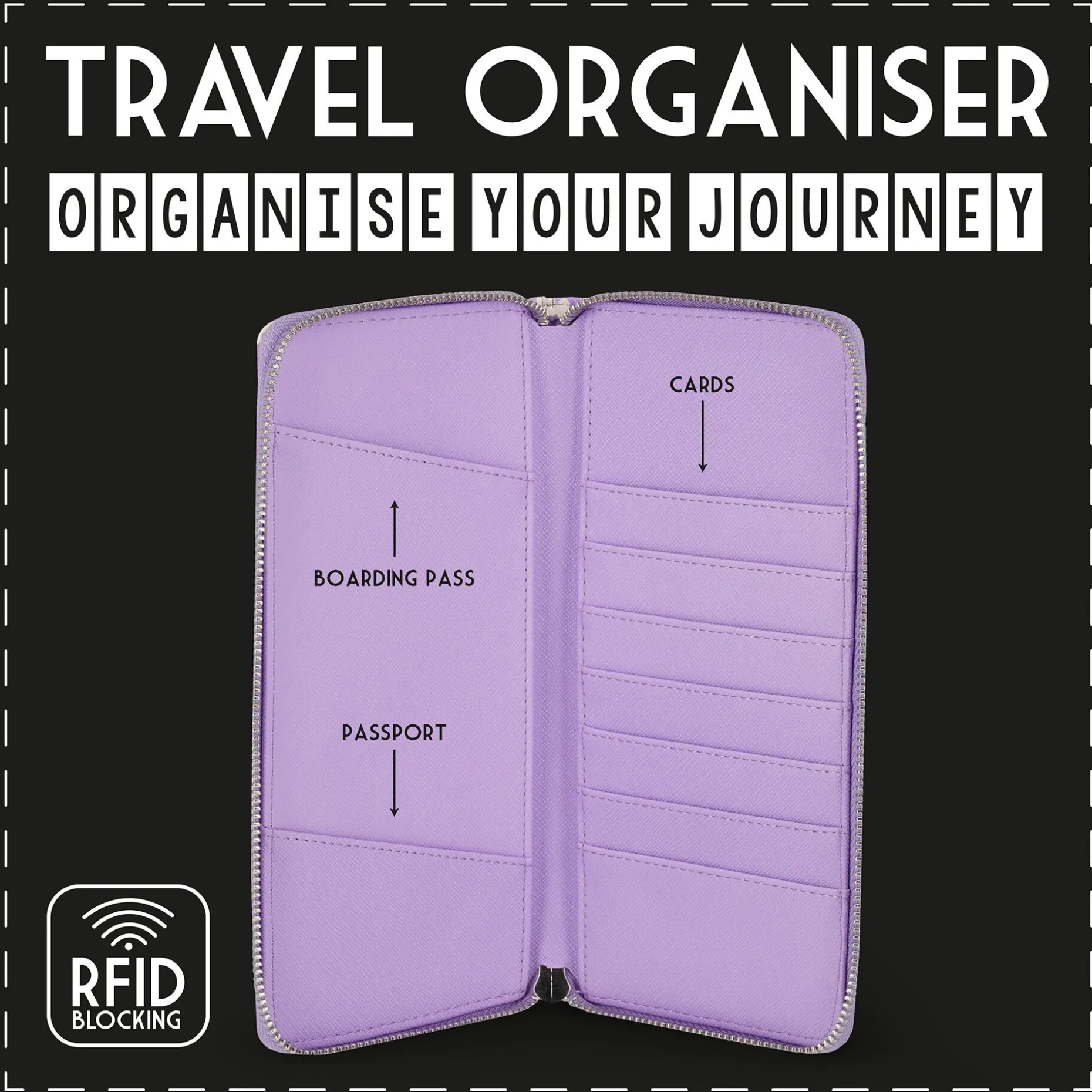 Porte-Documents de Voyage - RFID Blocking