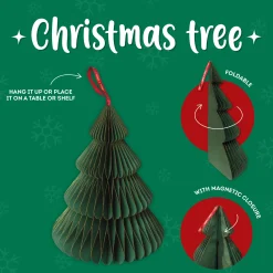 Sapin de Noël Pliable en Papier