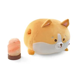 Set Coussin Corgi et Himalayan Salt Lamp