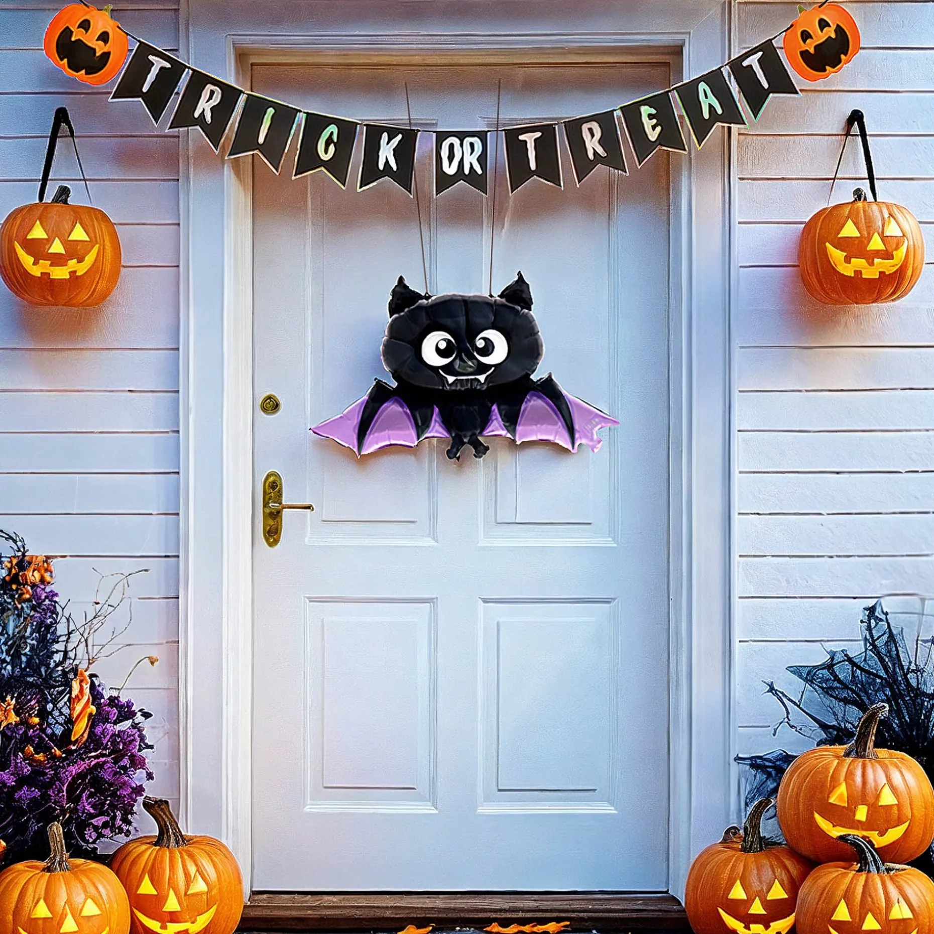Set Décoration Porte Halloween - Trick Or Treat