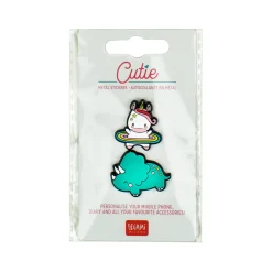Set de 2 Adhésifs en Métal - Cutie
