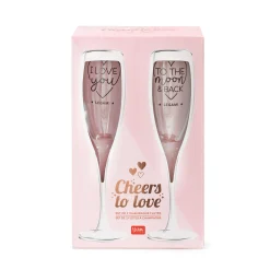 Set de 2 Coupes - Cheers to Love