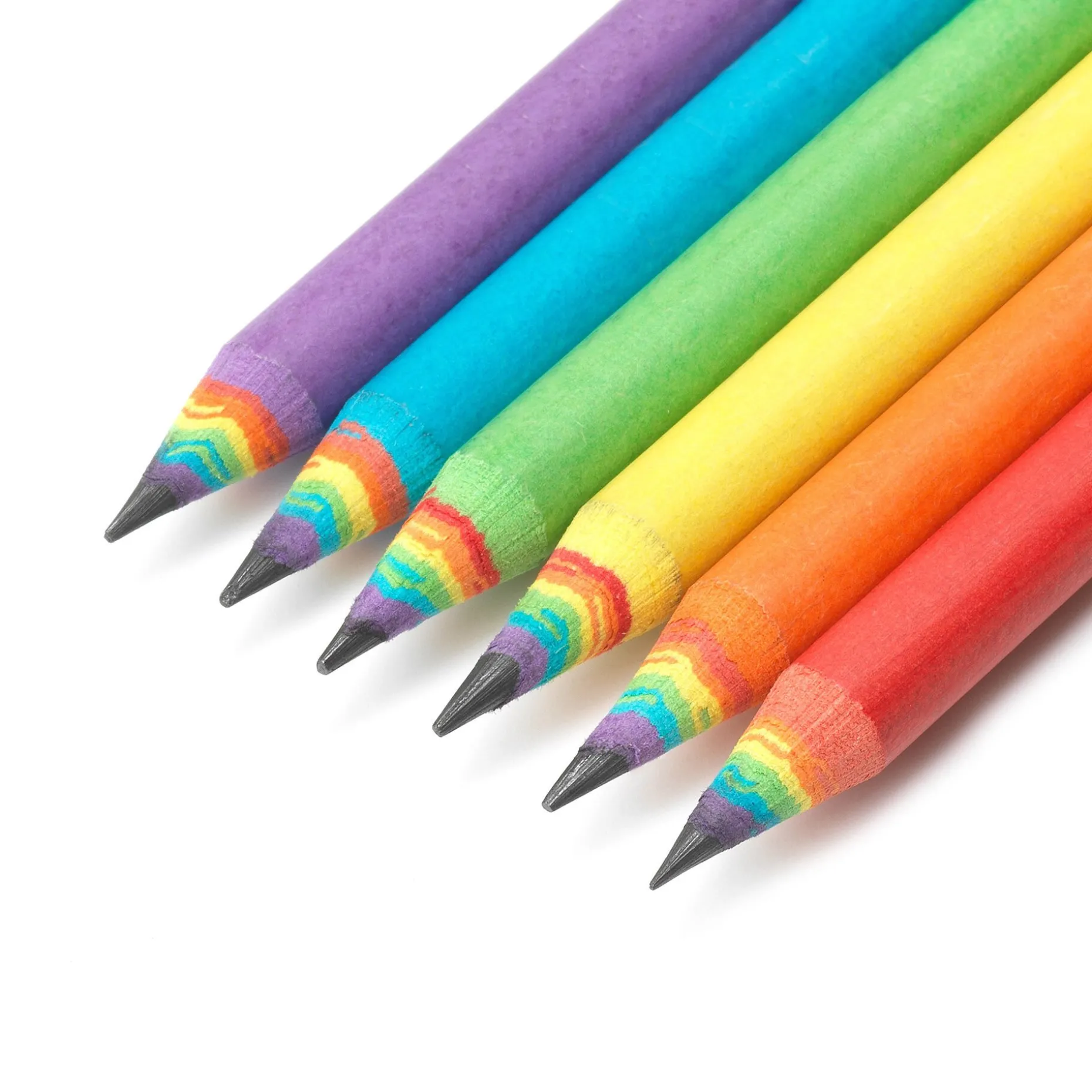 Set de 6 Crayons à Papier HB en Papier Recyclé