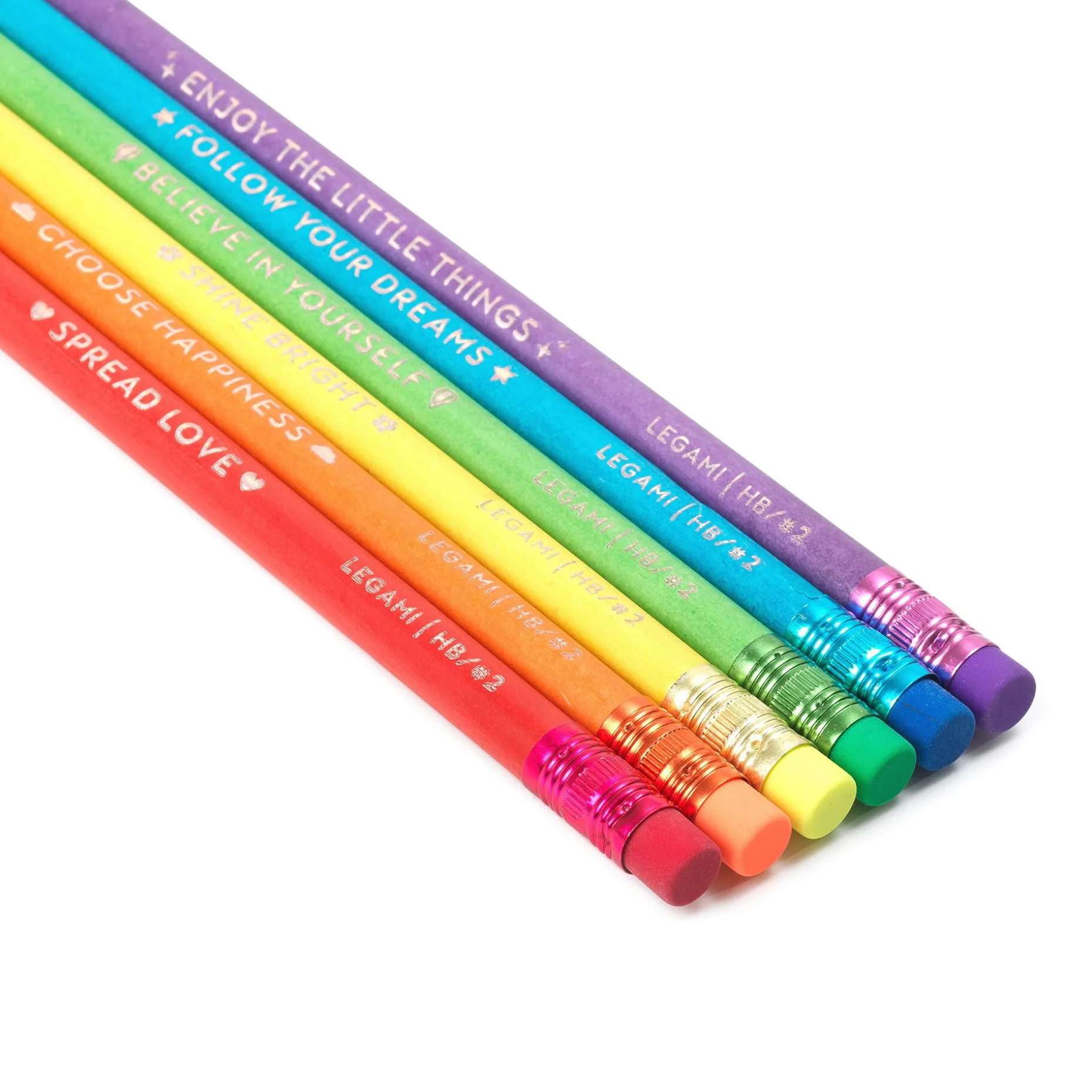 Set de 6 Crayons à Papier HB en Papier Recyclé