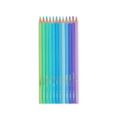Set de 12 Crayons de Couleur - Live Colorfully