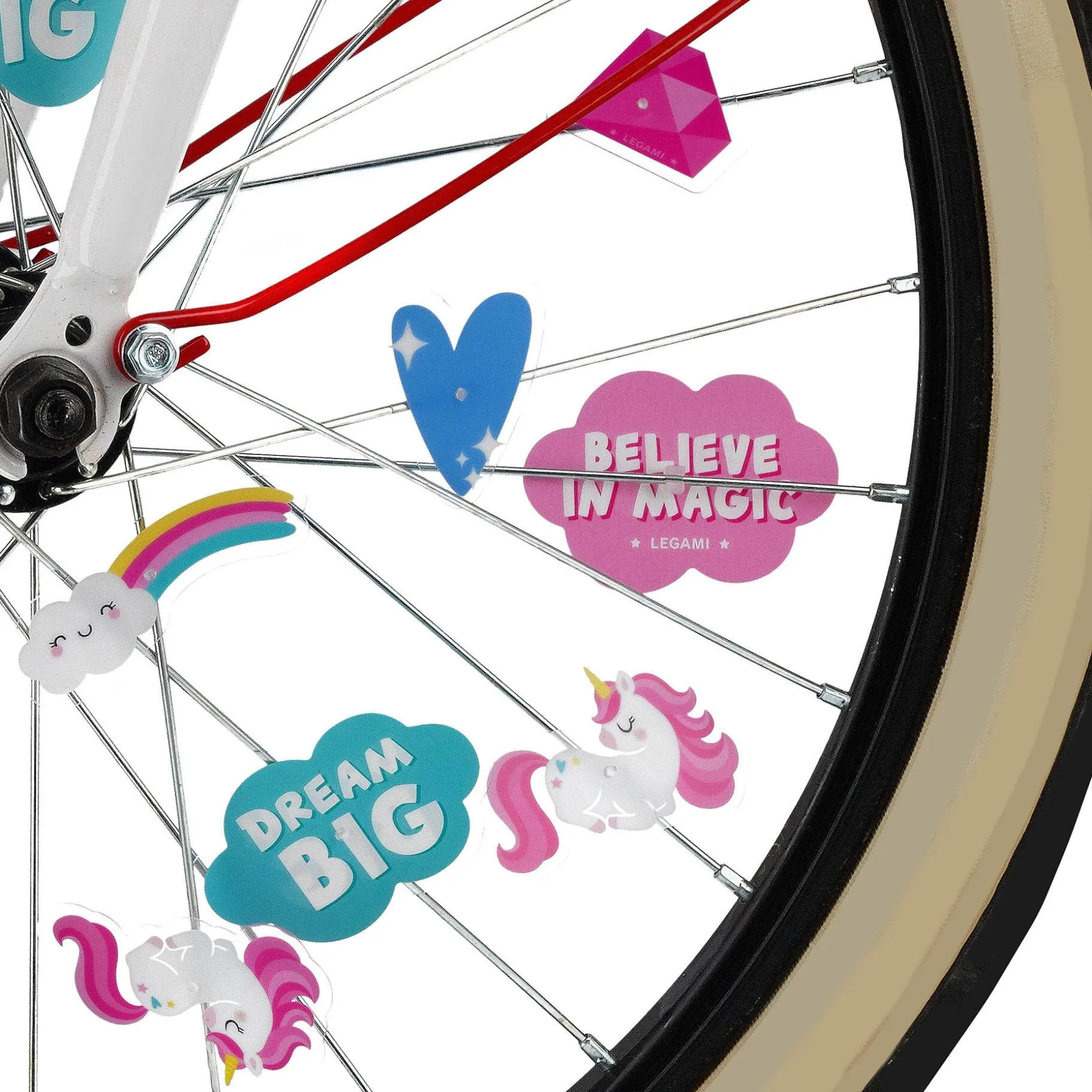 Set de 30 décorations pour rayons de vélo