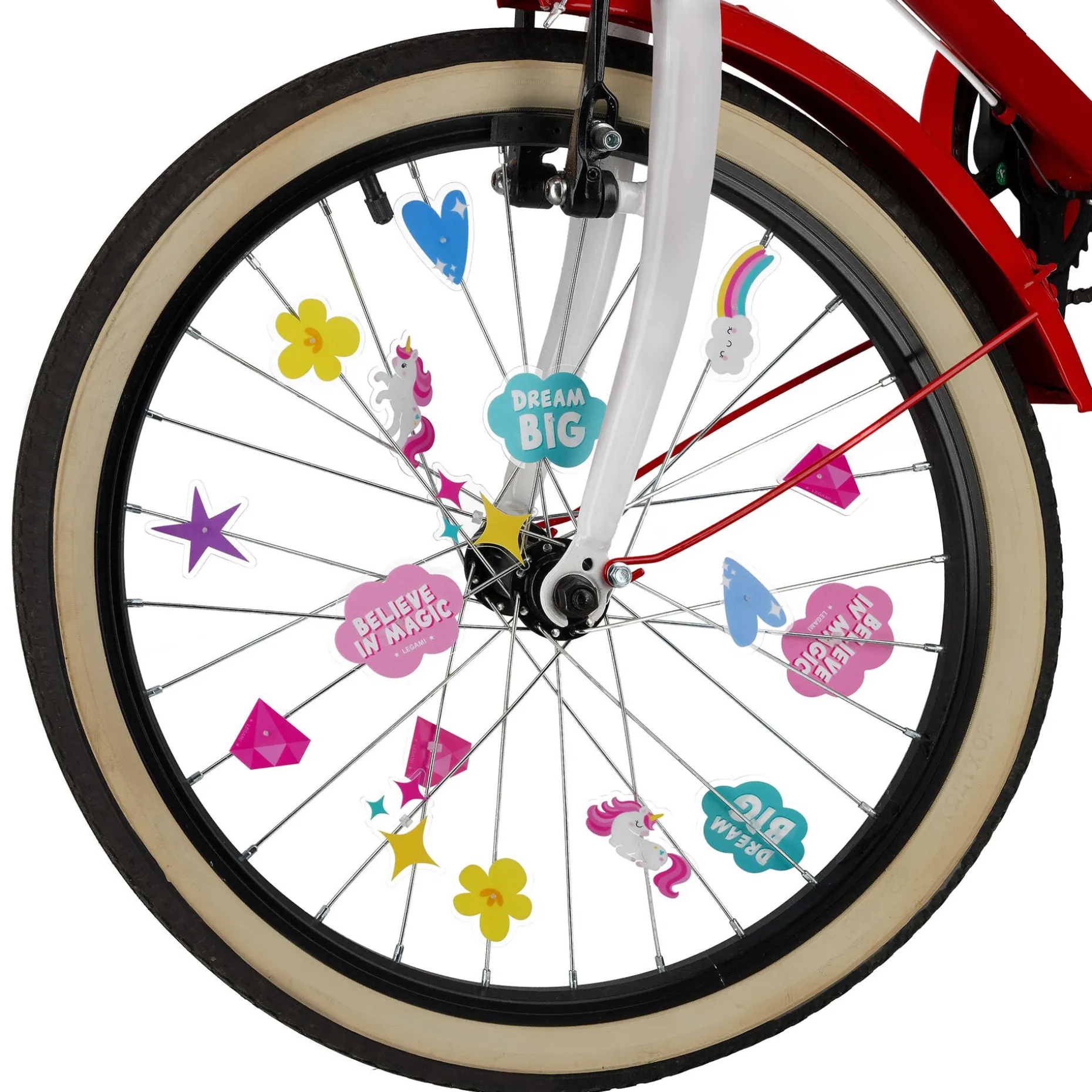 Set de 30 décorations pour rayons de vélo