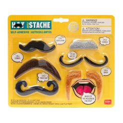 Set de 6 Fausses Moustaches Autocollantes - Hot MouStache