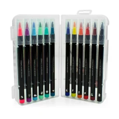 Set de 12 Feutres à Pointe Pinceau - Brush Markers