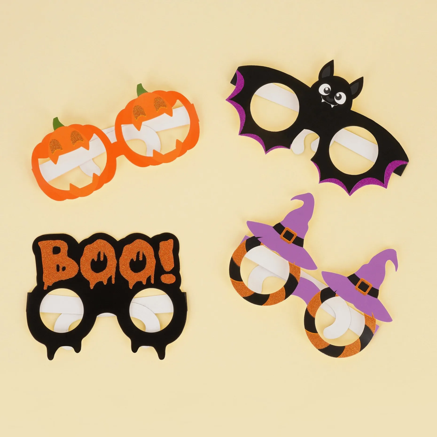 Set de 8 Paires de Lunettes en Papier