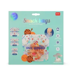 Set de 3 Pochettes pour Aliments - Snack Bags